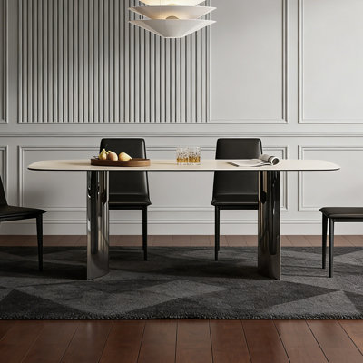 Italian light luxury dining table