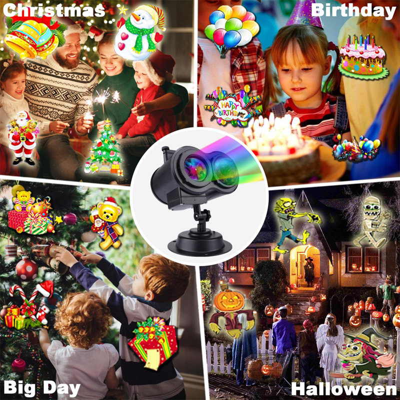 Jahcari LED Projection & Strobe Lights