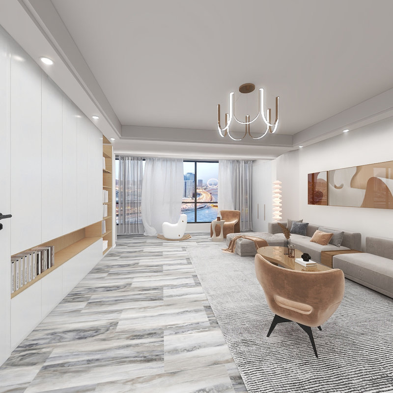 ROCK-PRO 22 mil, Click-In SPC Flooring, 7mm , Palissandro