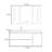 Modern light luxury bathroom cabinet