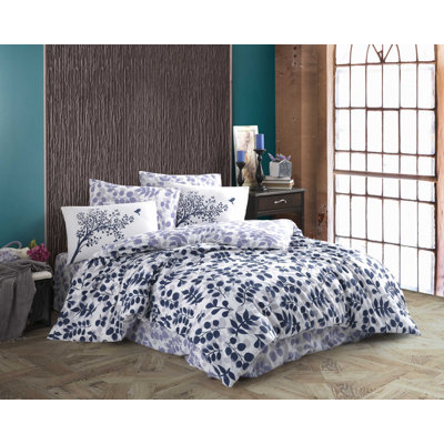 Cotton Floral Duvet Cover Set
