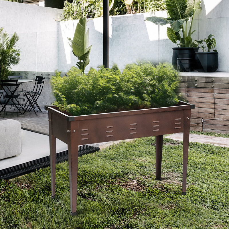 Boîte à fleurs surélevée pour jardin H 28 "Azaiah