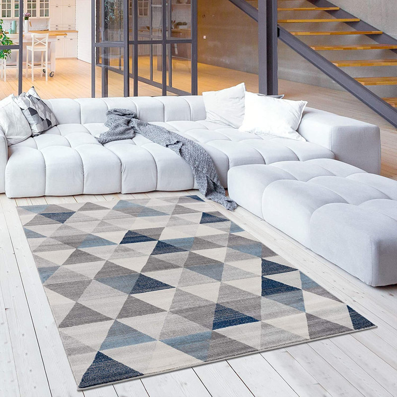 Aston-James Geometric Indoor Rug, Rectangle 8' x 11'