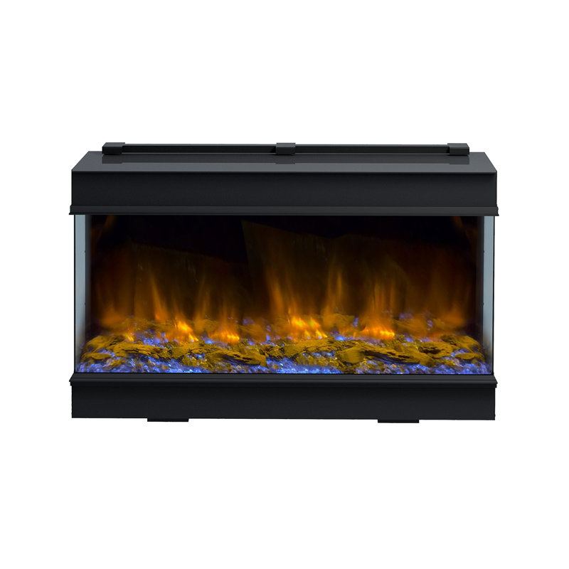 Melody Series Multi-sided Smart Electric Fireplaces, 25" H x 40.63" W x 12.75" D