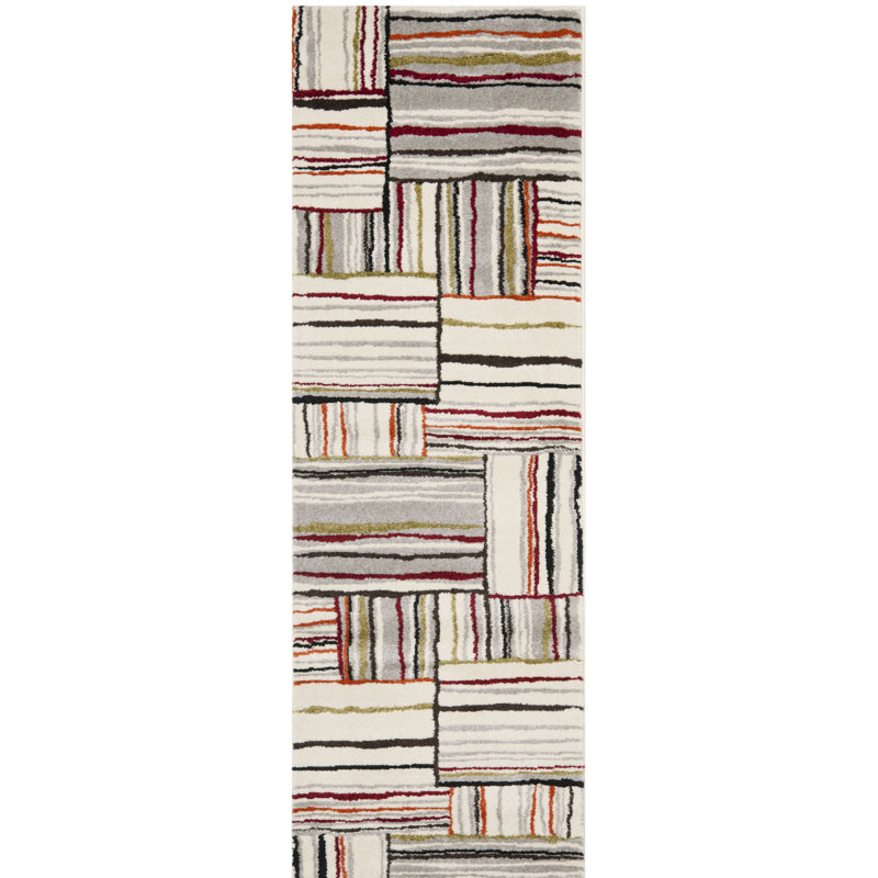 Shroyer Performance Geometric Rug, Runner 2'4" x 6'7"