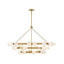 Selene 36 - Light Wagon Wheel Chandelier