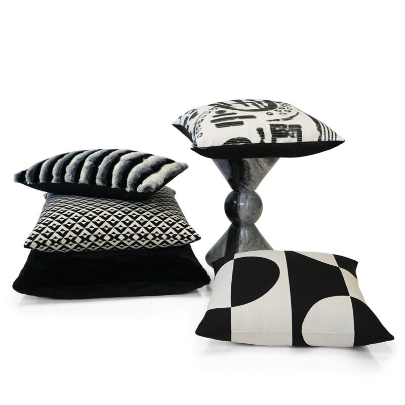 Brush Gesture Pillow Cover & Insert, Square 20"