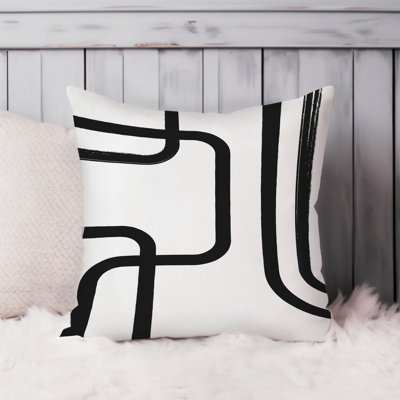 Abstract Lines Shapes Mid-Century Modern