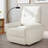 270° Power Swivel Rocker Recliner Chair W/ Phone Holder, Electric Glider Reclining Sofa With USB Ports, Power Swivel Glider, Rocking Chair Nursery Recliners For Living Room Bedroom(Beige-Gray)-540721398