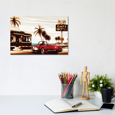Diner By The Sea by Max Zorn - Print on Canvas
