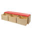 Banc de rangement en bois