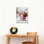 «Santa Snowman Winter», art mural sur toile