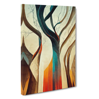 The Abstract Trees No.6 - Wrapped Canvas
