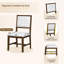 Ensemble de salle à manger extensible 5 pièces avec 4 chaises rembourrées-96434849