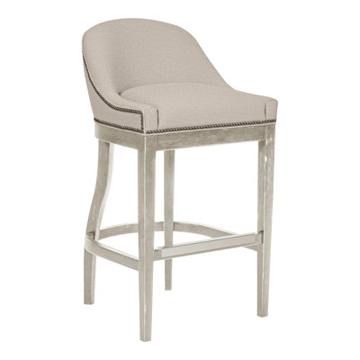 Calloway Upholstered Bar Stool with Solid Wood Frame