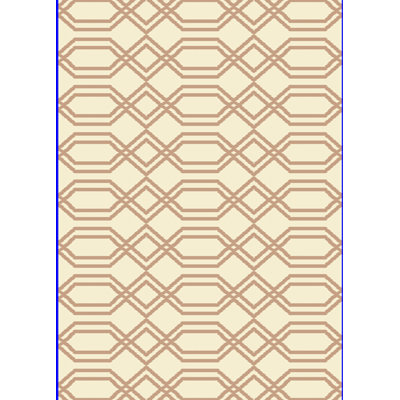 Tapis blanc/beige Passion