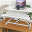 Bureau de 32 pouces avec hauteur réglable, double moniteur et poste de travail pour ordinateur portable, avec large plateau pour clavier-1808728790