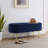 Oval Storage Bench With Metal Legs-1924148046