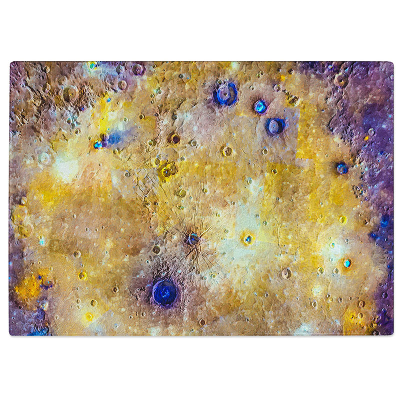 Tempered Glass out of Space Vol.11 Chopping Board, 28.5 cm W x 20 cm L