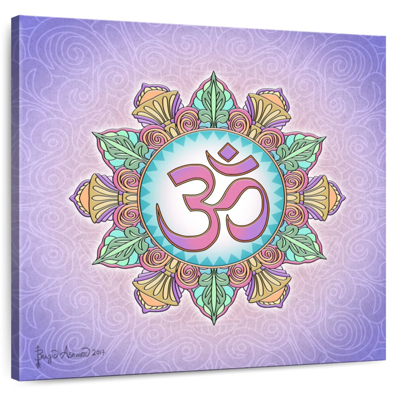 Pastel Om Mandala