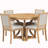 5-Piece Retro Functional Dining Table Set