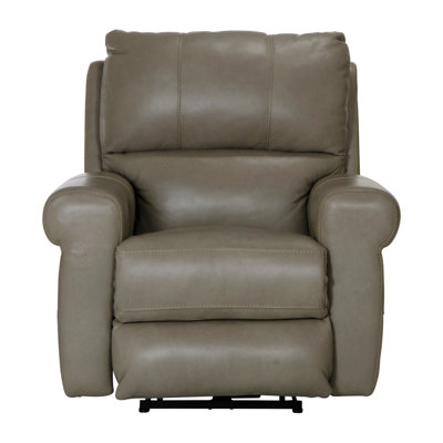 Fauteuil inclinable électrique en cuir italien Nicey