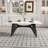 Hutto Rectangular Marble Dining Table-1920253055