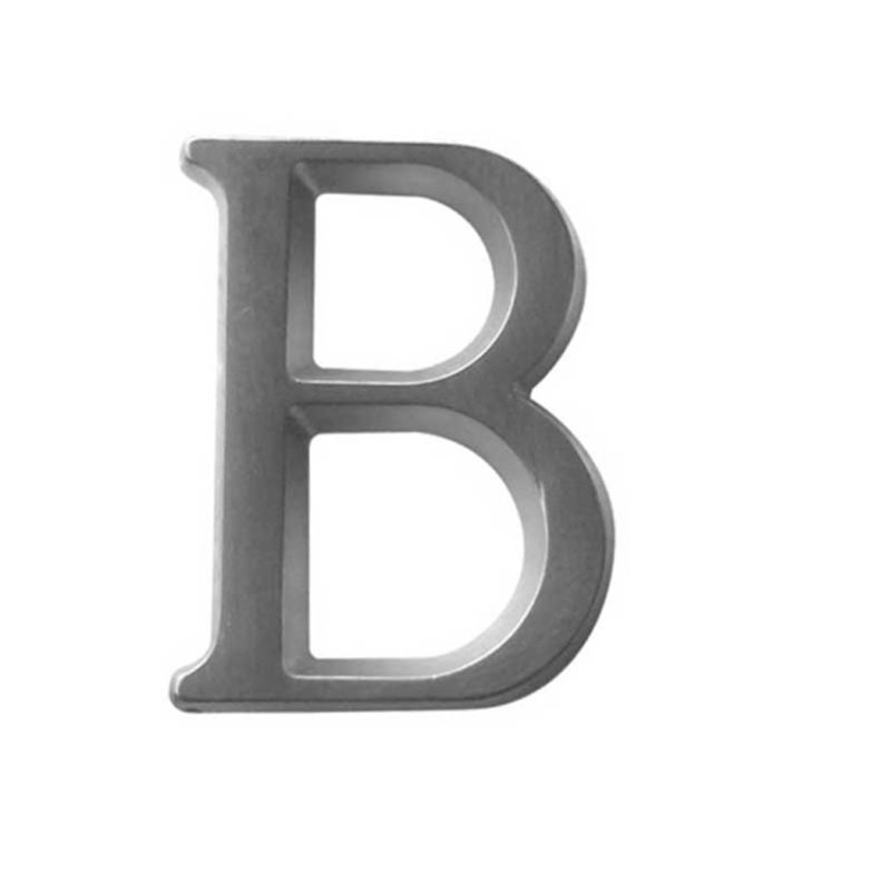 5cm H Metal House Letter, B