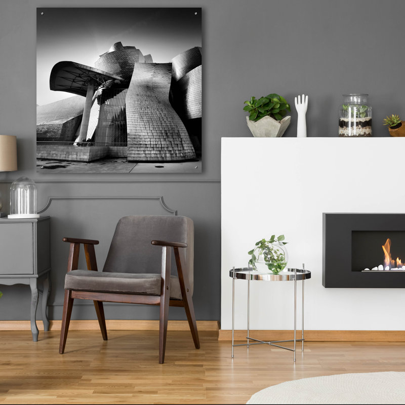 Art mural en verre acrylique, H 36 po x l 36 po x P 0,2 po