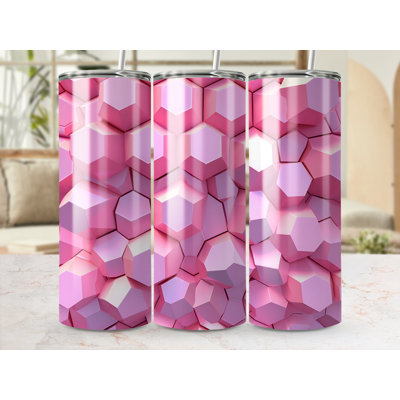 Choose Handmade Tumblers 591 mL Vacuum Insulated Stainless Steel (18/8) Travel Tumbler with Straw