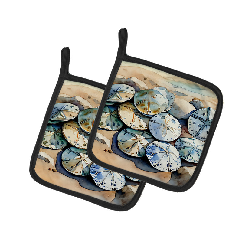 Caroline's Treasures Nautical Collection Polyester Potholder Set
