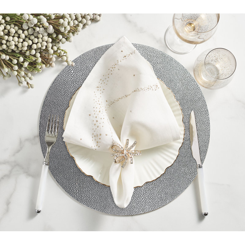 Jeweled Bow Napkin Ring