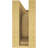 5"W x 15"D x 10"H Classic Emerson Rough Cedar Woodgrain TimberThane Corbel, Primed Tan-88206008