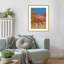 Cactus désert par Anis, reproduction d'art encadrée sur bois-741157499