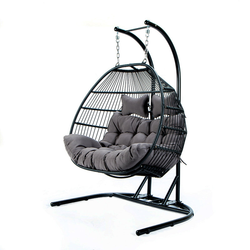 FAUTEUIL DOUBLE PLIABLE ET PLIABLE AVEC COUSSIN
