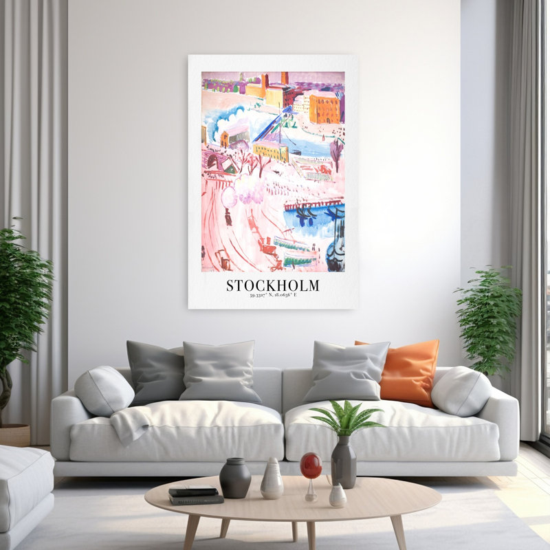 Art contemporain Art contemporain, H 60 po x l 40 po