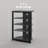 TV Stand For 28 Inch Tvs, Entertainment Center With Adjustable Shelves And Extension Lead Holder, Small TV Table With Storage For Living Room-987131015