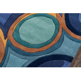 NEWWANW133BLU Momeni New Wave Collectionrug Blue 2''6" X 8'' Runner