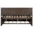 Antique Gray Wooden Captain Bed With Built-In Amassment Shelves, 3 Storage Drawers And Trundle, Full Size Grey Bookshelves, &-1697283716-1697283722