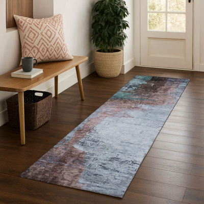 Premium Machine Washable Mayfield Abstract Rug
