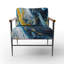 Curci - Chaise rembourrée Geode -1850984845