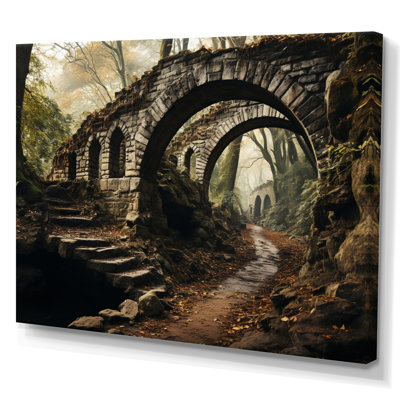 Maddilyn " Gray Bridge Rustic Archway Slate II "
