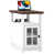 Plateau brun / structure blanche