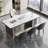 White Rectangle Stone Desks-55980184