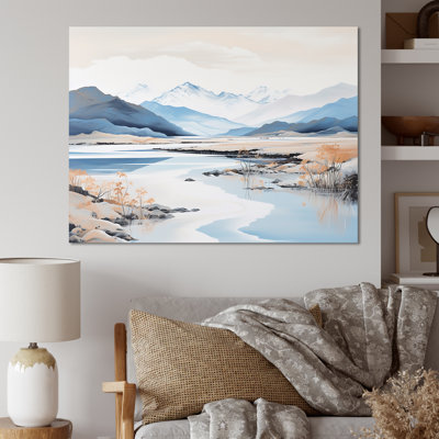 " River Mountain In Minimal Canada I "