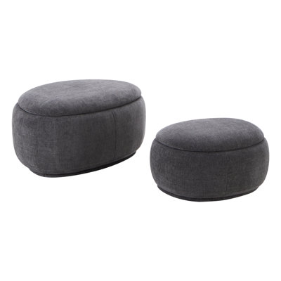 Hoya 2 - Piece Upholstered Storage Ottoman
