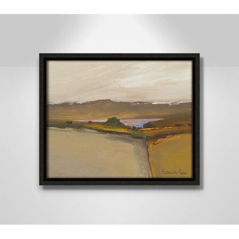 «Mack Heaven and Earth IV» par Spencer Lee, reproduction sur toile flottante, Cadre espresso, H 9,5 po x l 11,5 po x P 2 po