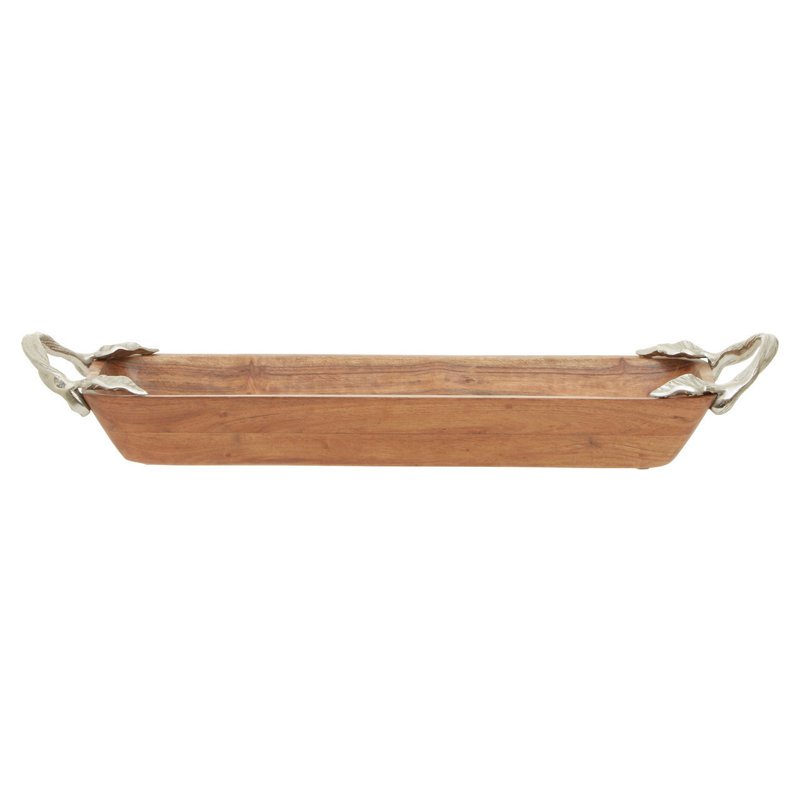 Alpen Home Deiter Wood Tray, 9cm H x 17cm W x 54cm D