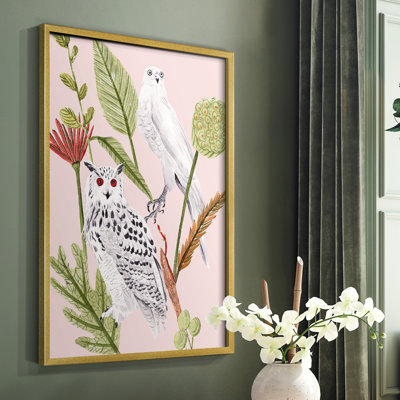 Birds in Motion V Framed Print - Solid Wood