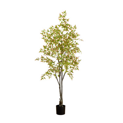 6ft. Autumn Nandina Artificial Fall Tree